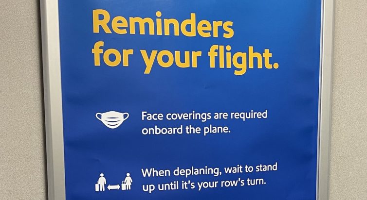 A credit to Southwest and all four airports, there was no absence of reminders. 